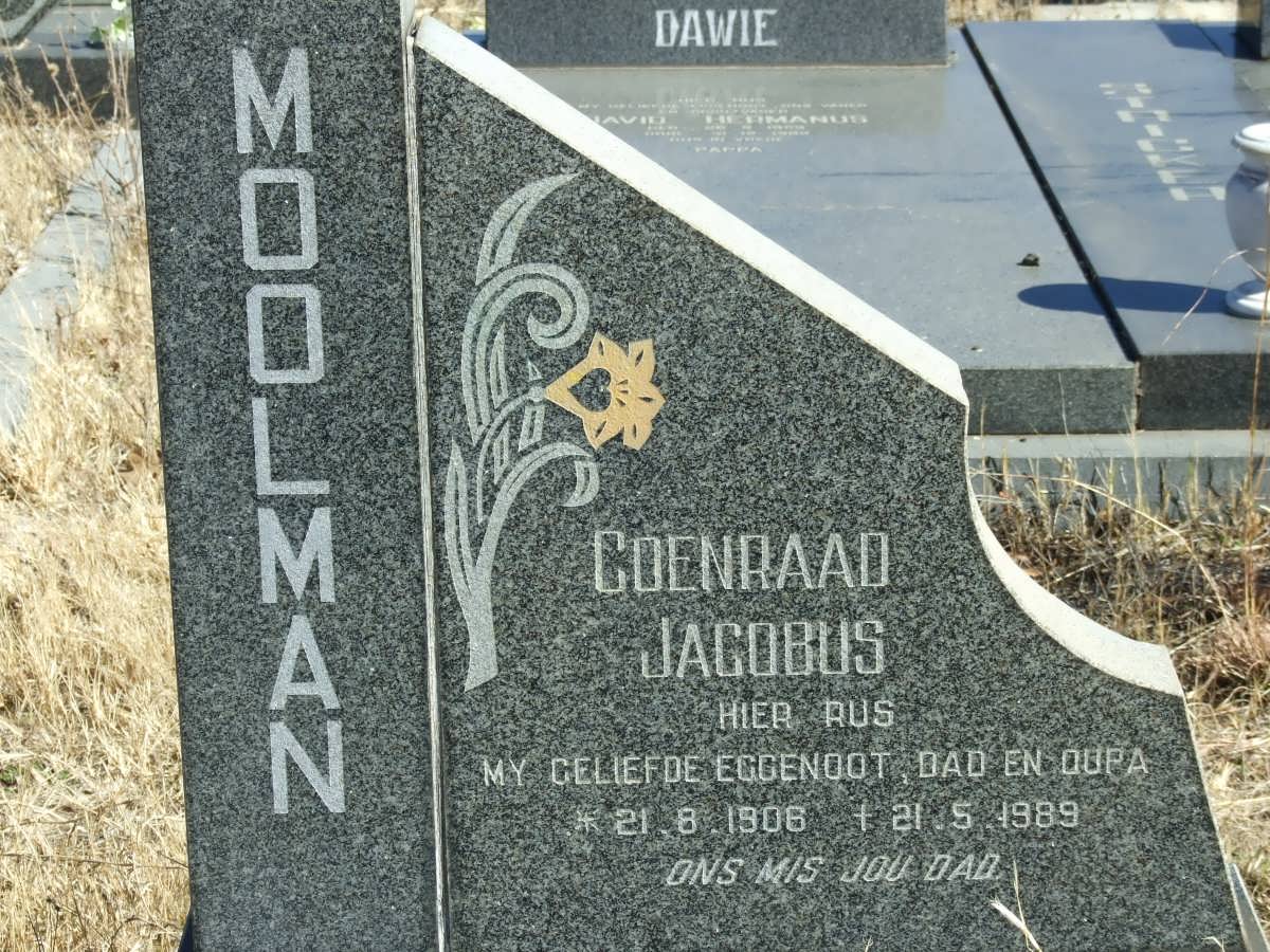 MOOLMAN Coenraad Jacobus 1906-1989