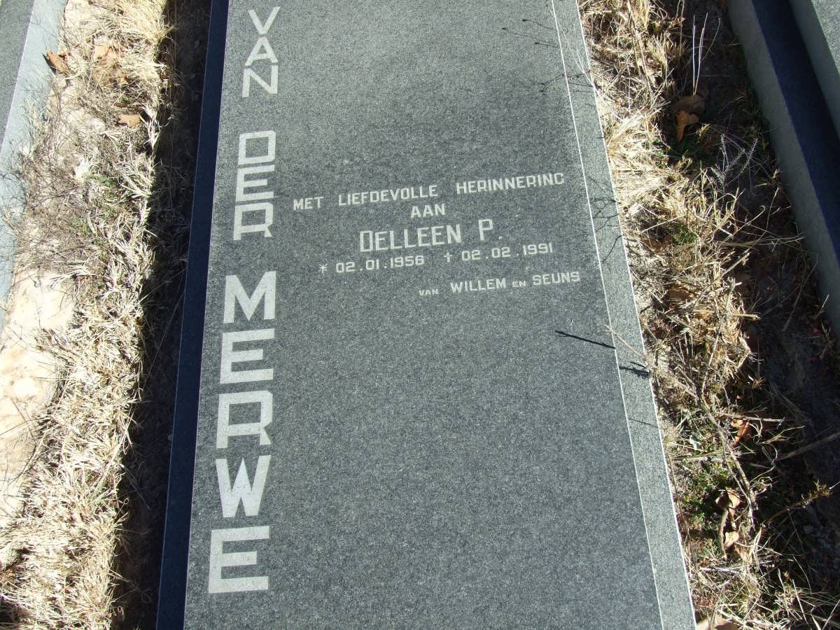 MERWE Delleen P., van der 1956-1991