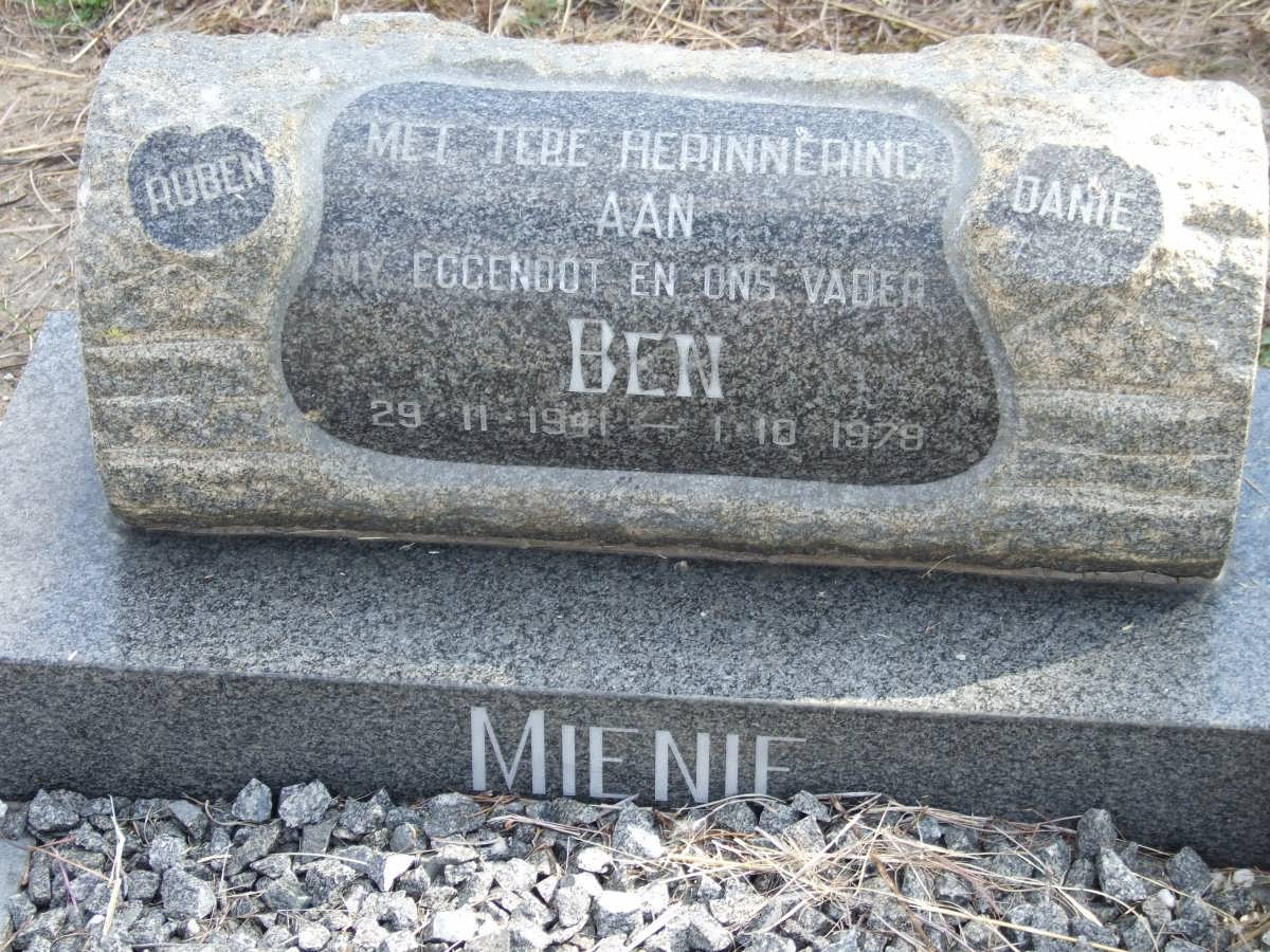 MIENIE Ben 1941-1978