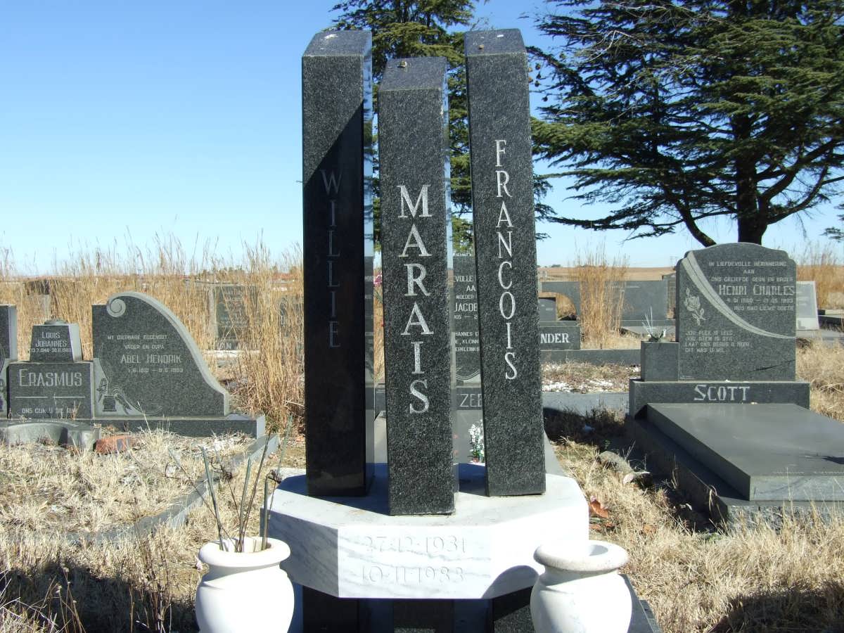 MARAIS Willie Francois 1931-1983