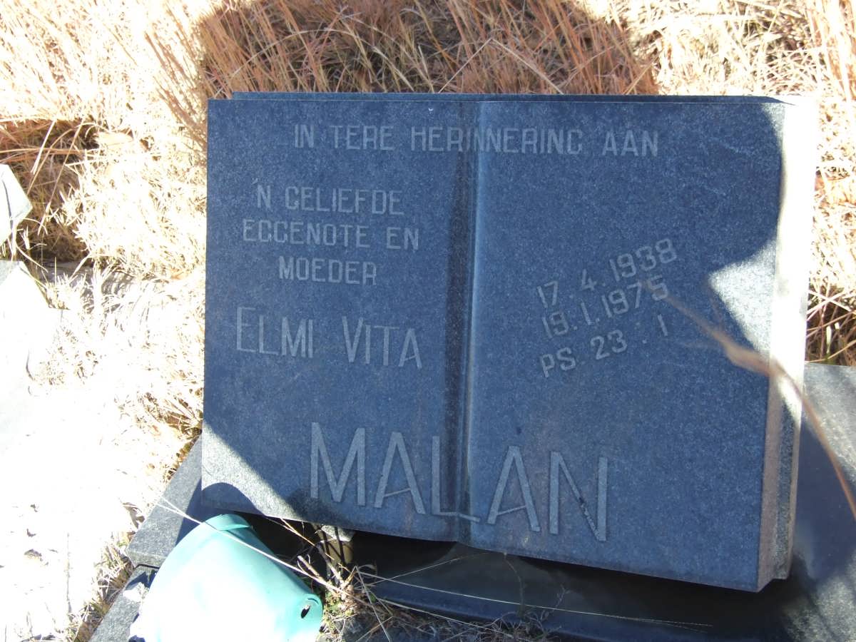 MALAN Elmi Vita 1938-1975