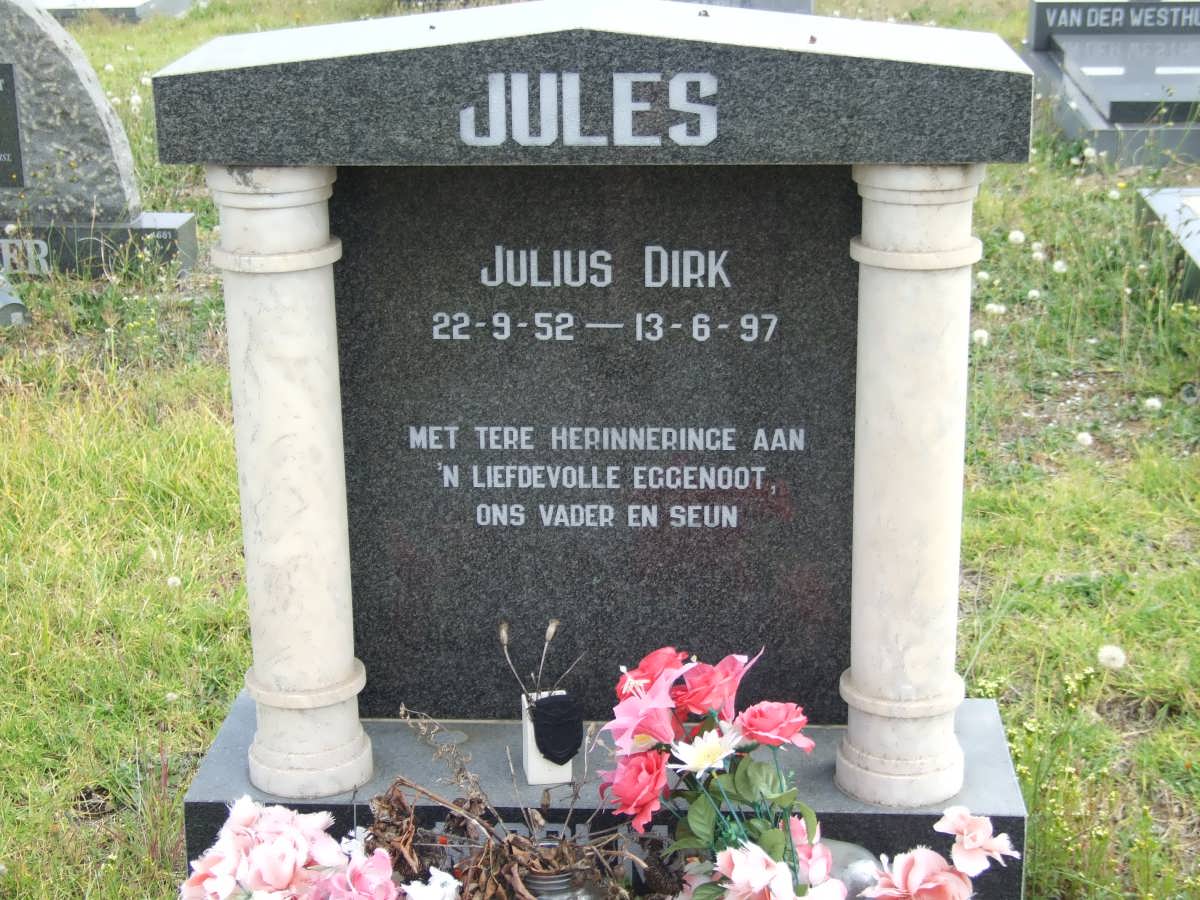 MOOLMAN Julius Dirk 1952-1997