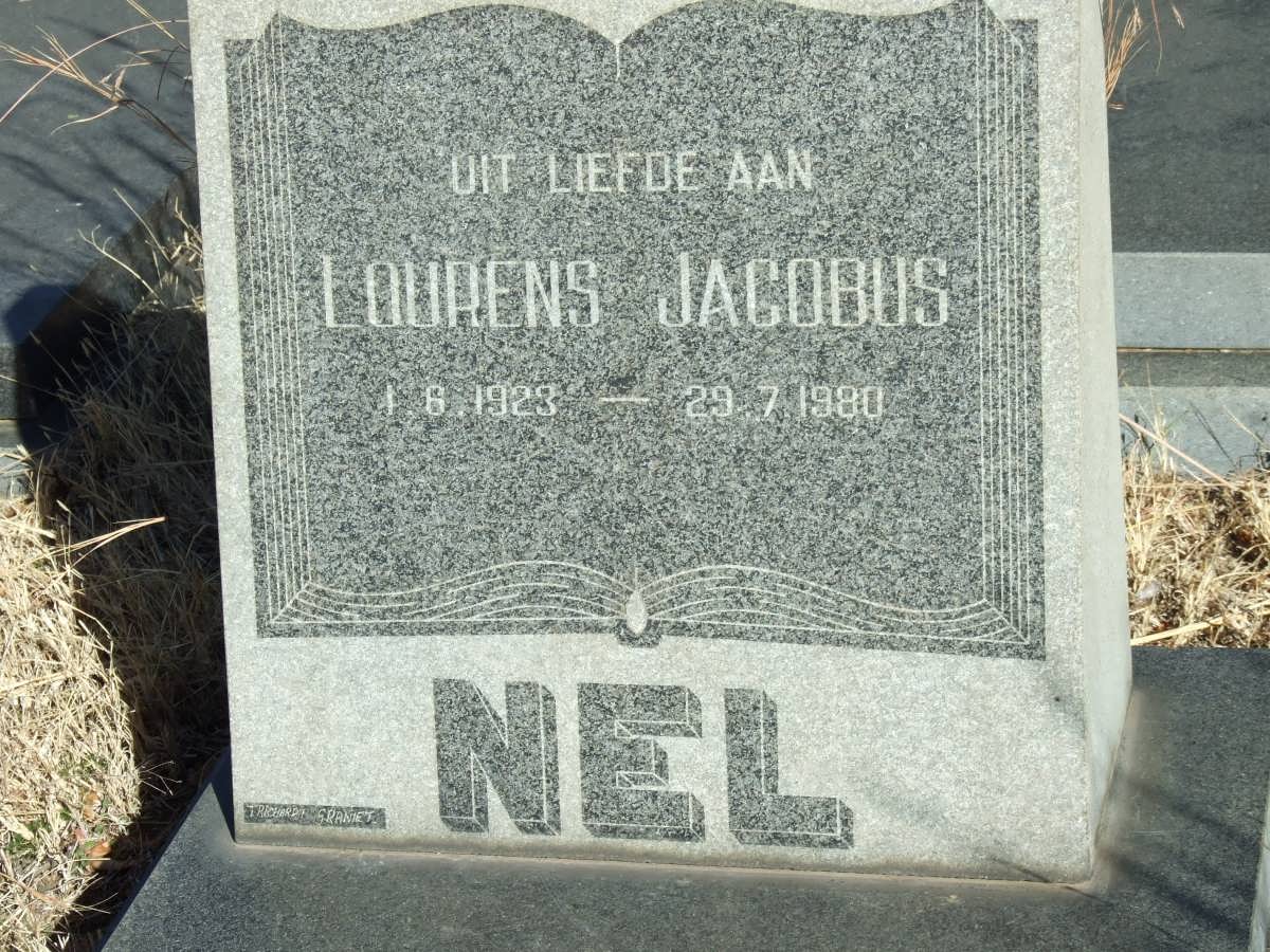 NEL Lourens Jacobus 1923-1980