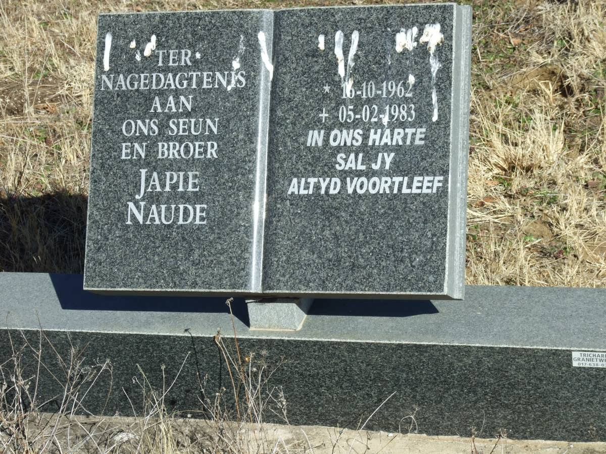NAUDE Japie 1962-1983
