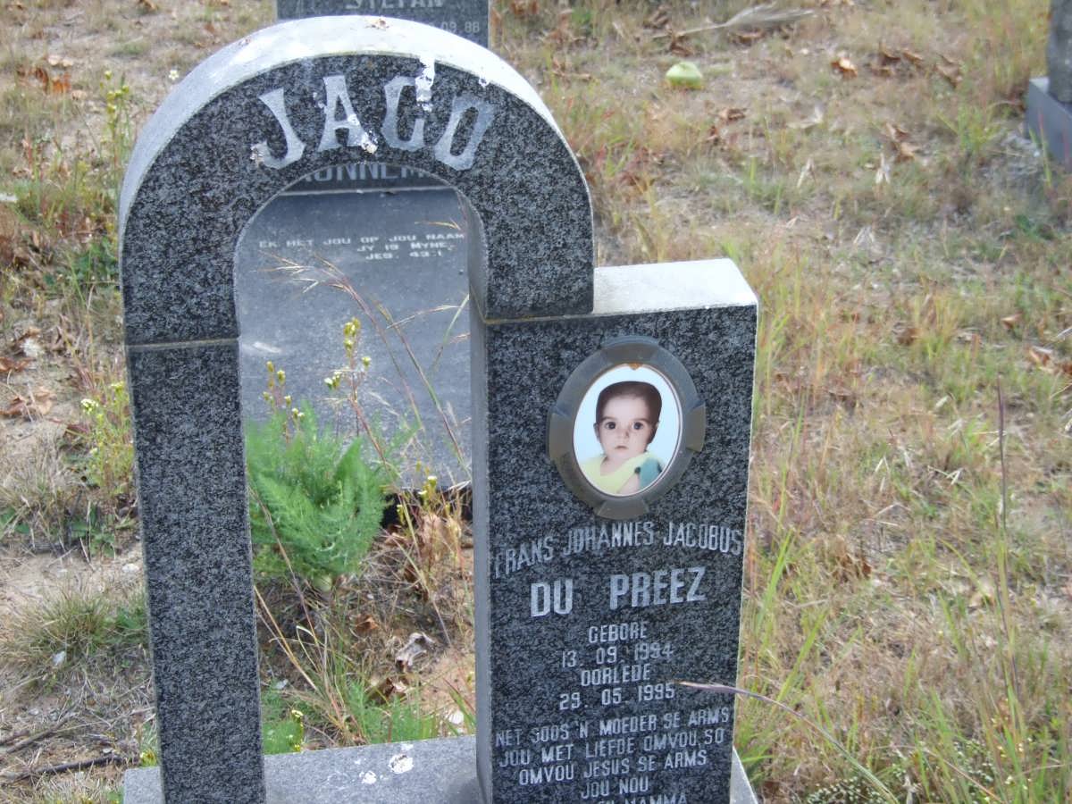 PREEZ Frans Johannes Jacobus, du 1994-1995