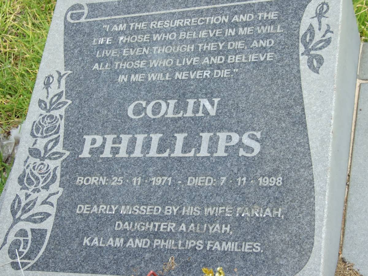 PHILLIPS Colin 1971-1998