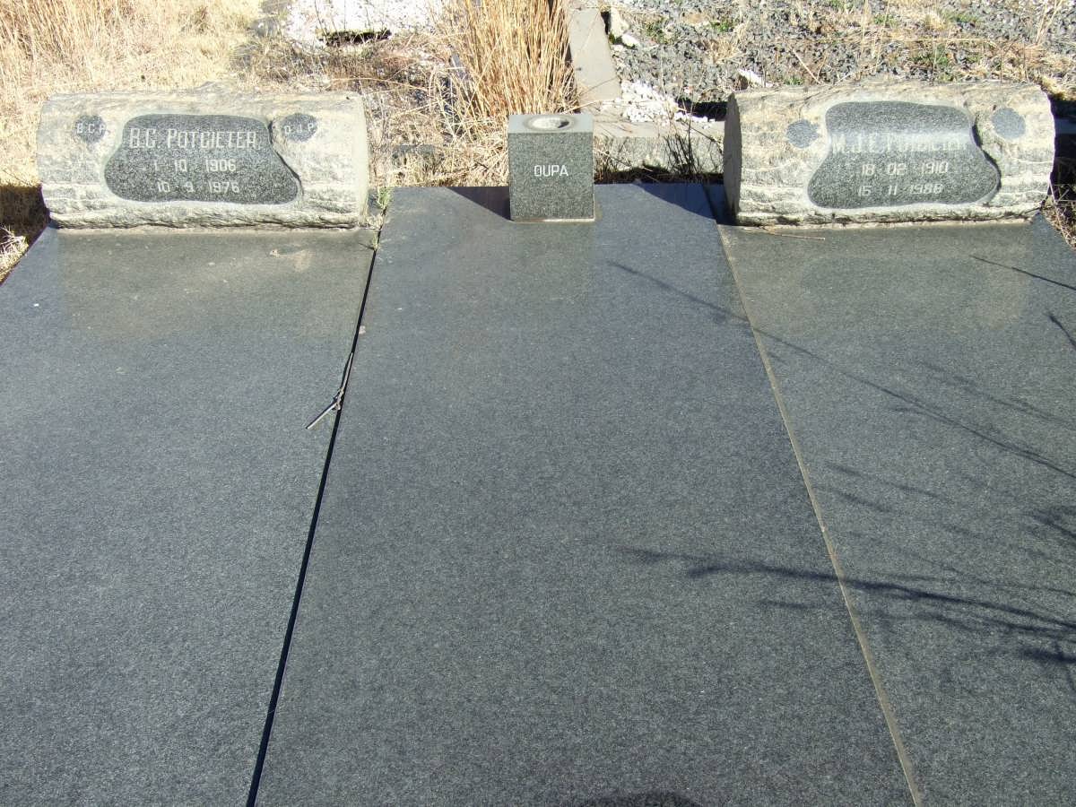 POTGIETER B.G. 1906-1976 &amp; M.J.E. 1910-1986