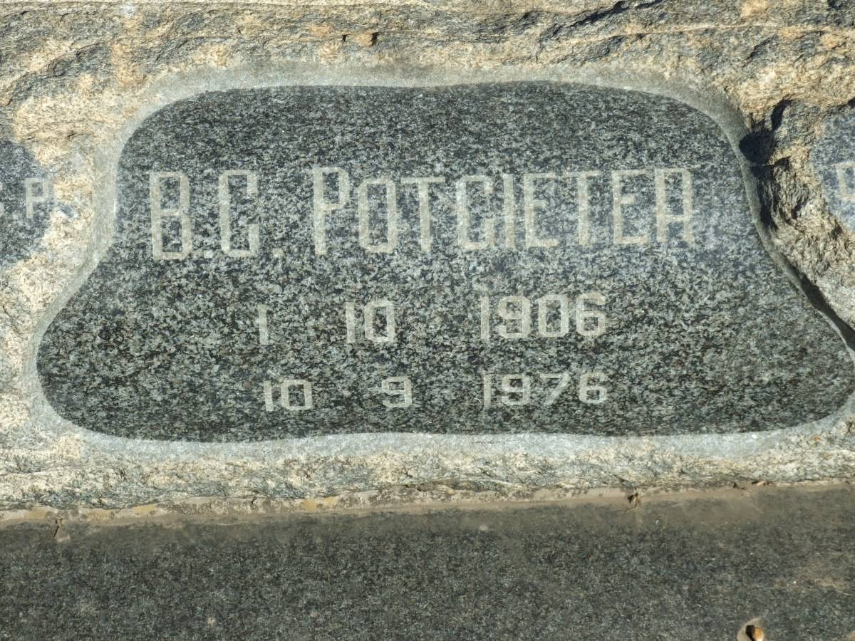 POTGIETER B.C. 1906-1976 