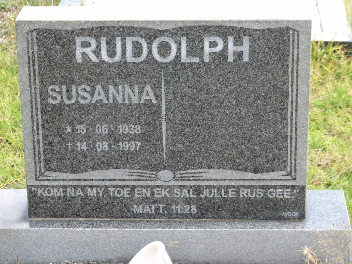 RUDOLPH Susanna 1938-1997