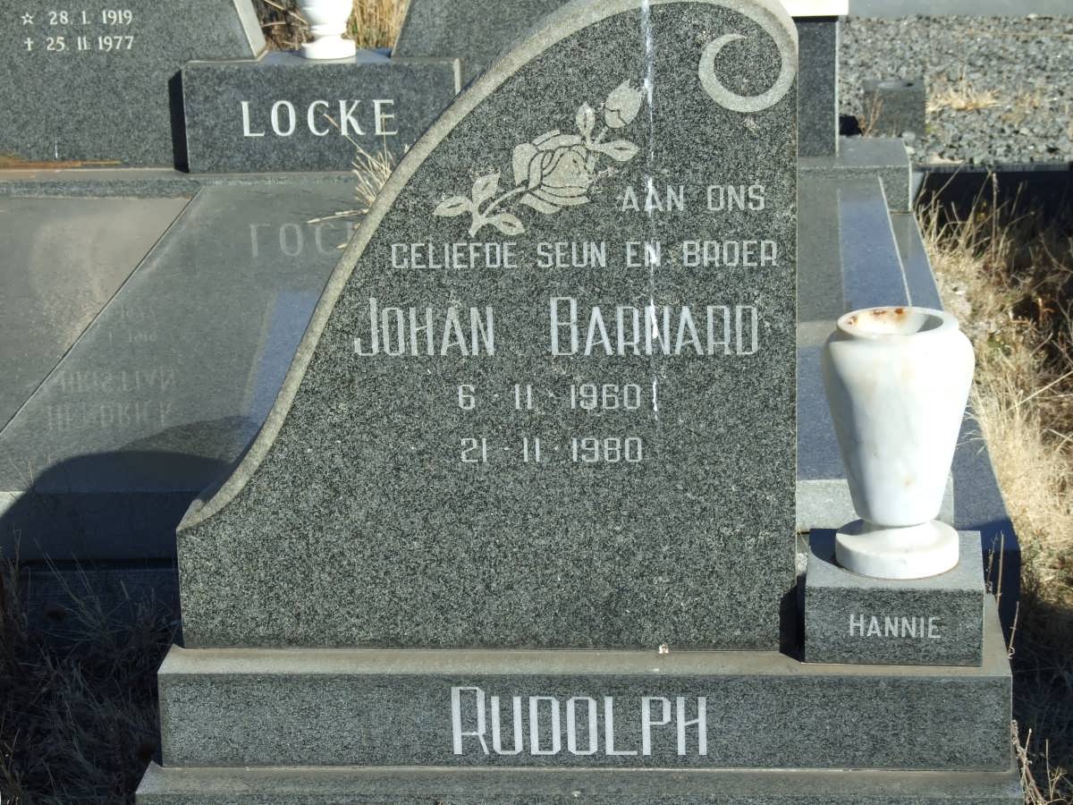 RUDOLPH Johan Barnard 1960-1980