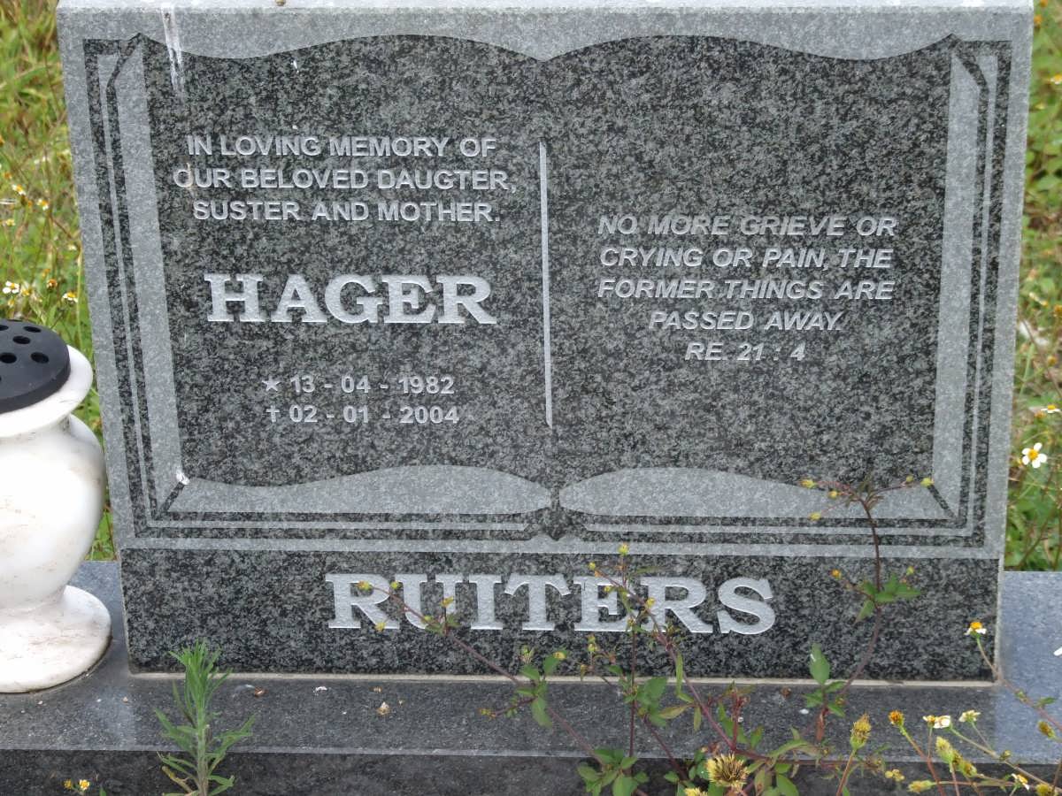 RUITERS Hager 1982-2002