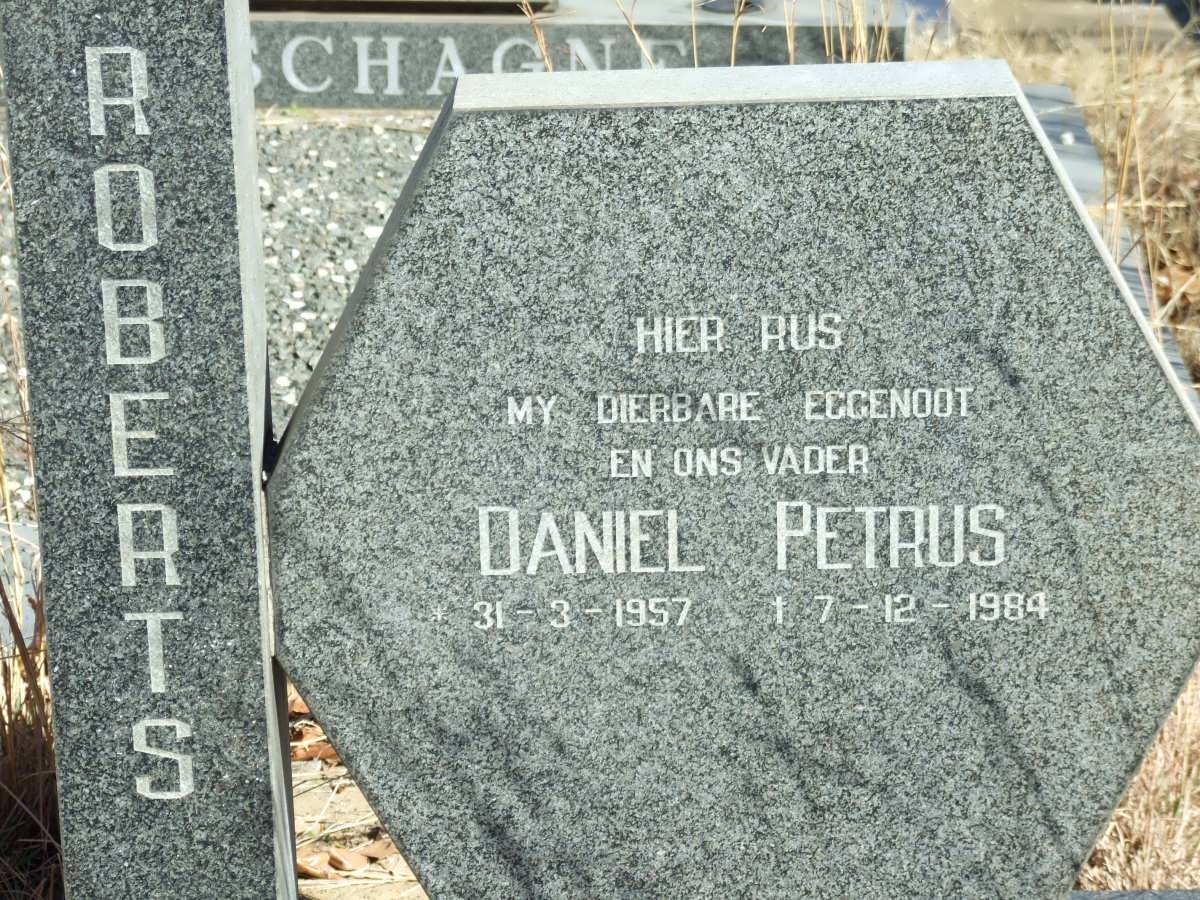 ROBERTS Daniel Petrus 1957-1984