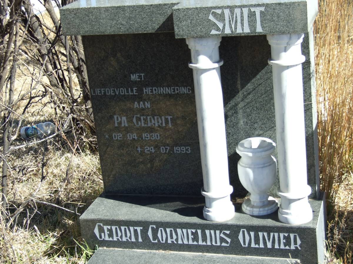 SMIT Gerrit Cornelius Olivier 1930-1993