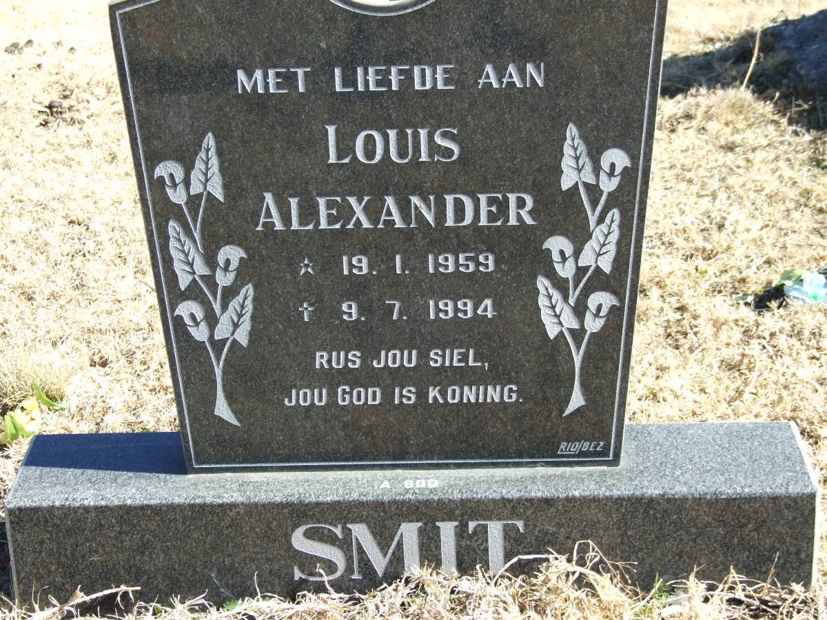 SMIT Louis Alexander 1959-1994