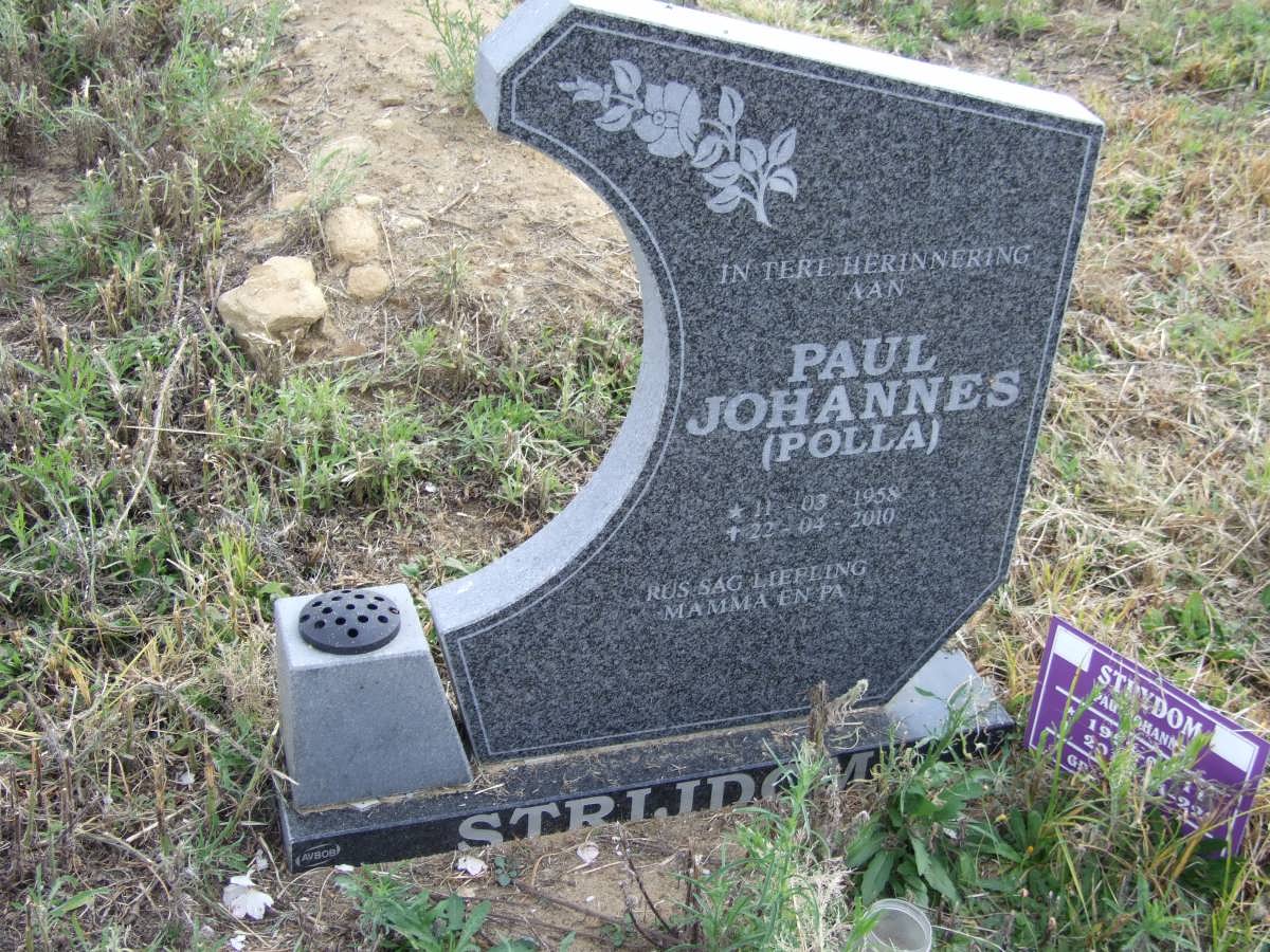 STRIJDOM Paul Johannes 1958-2010