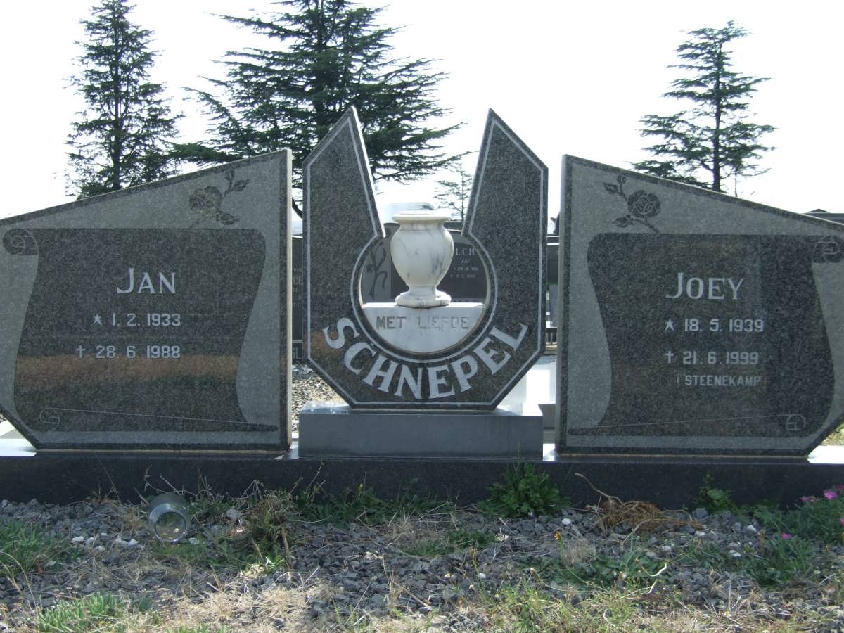 SCHNEPEL Jan 1933-1988 &amp; Joey STEENEKAMP 1939-1999