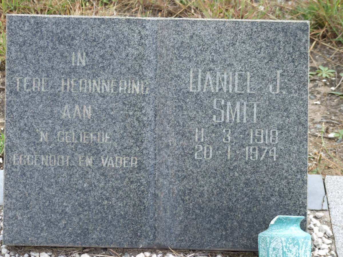 SMIT Daniel J. 1918-1974