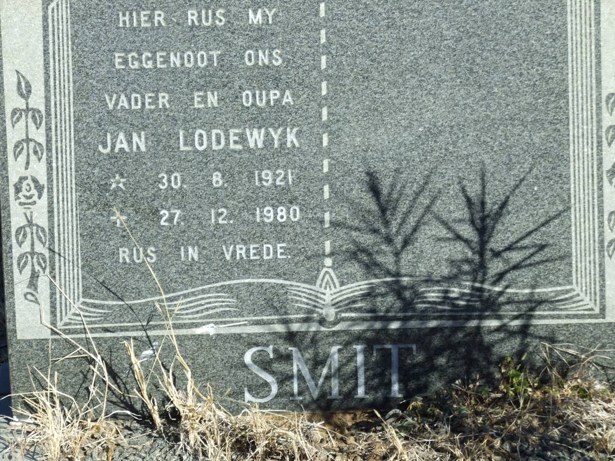 SMIT Jan Lodewyk 1921-1980