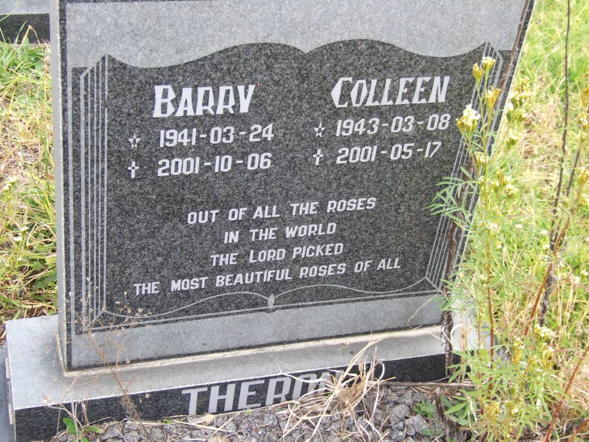 THERON Barry 1941-2001 &amp; Colleen 1943-2001