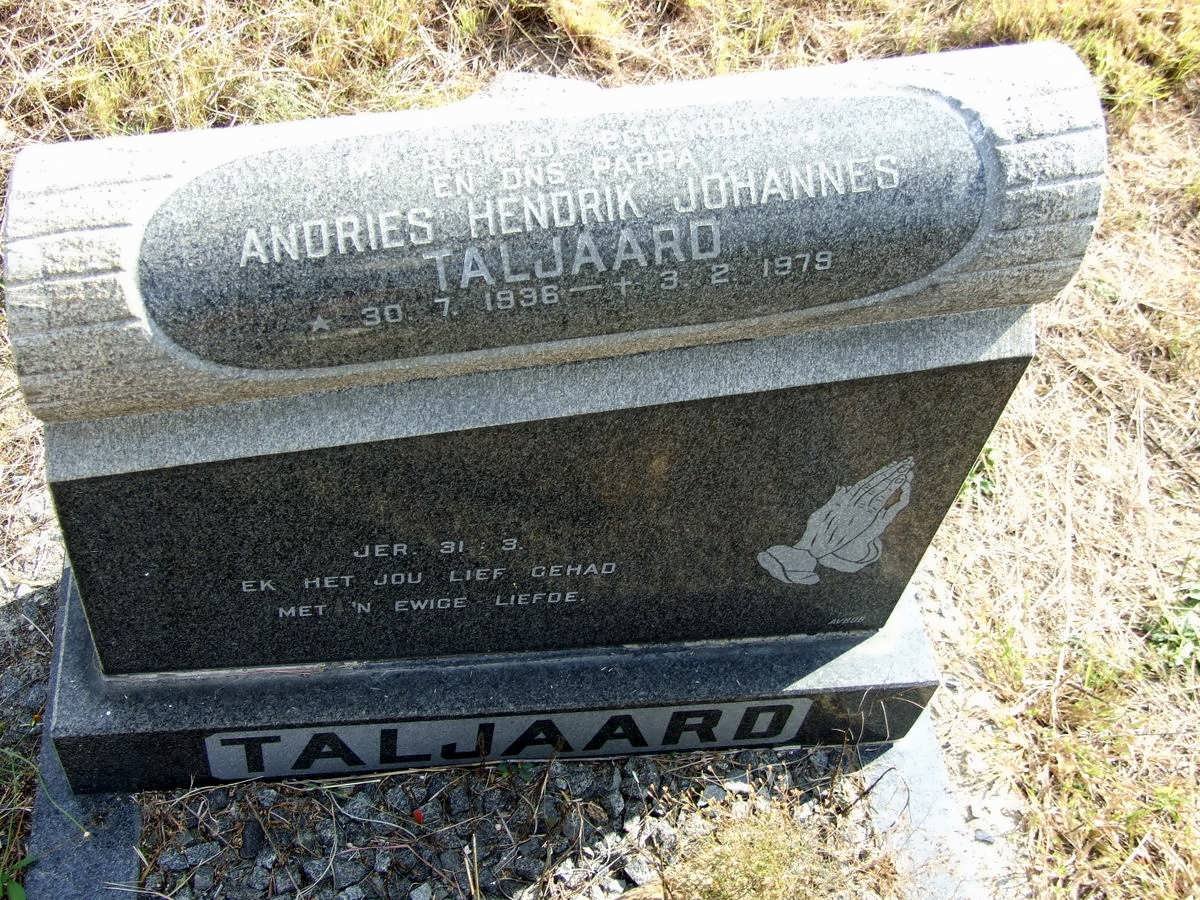 TALJAARD Andries Hendrik Johannes 1936-1979