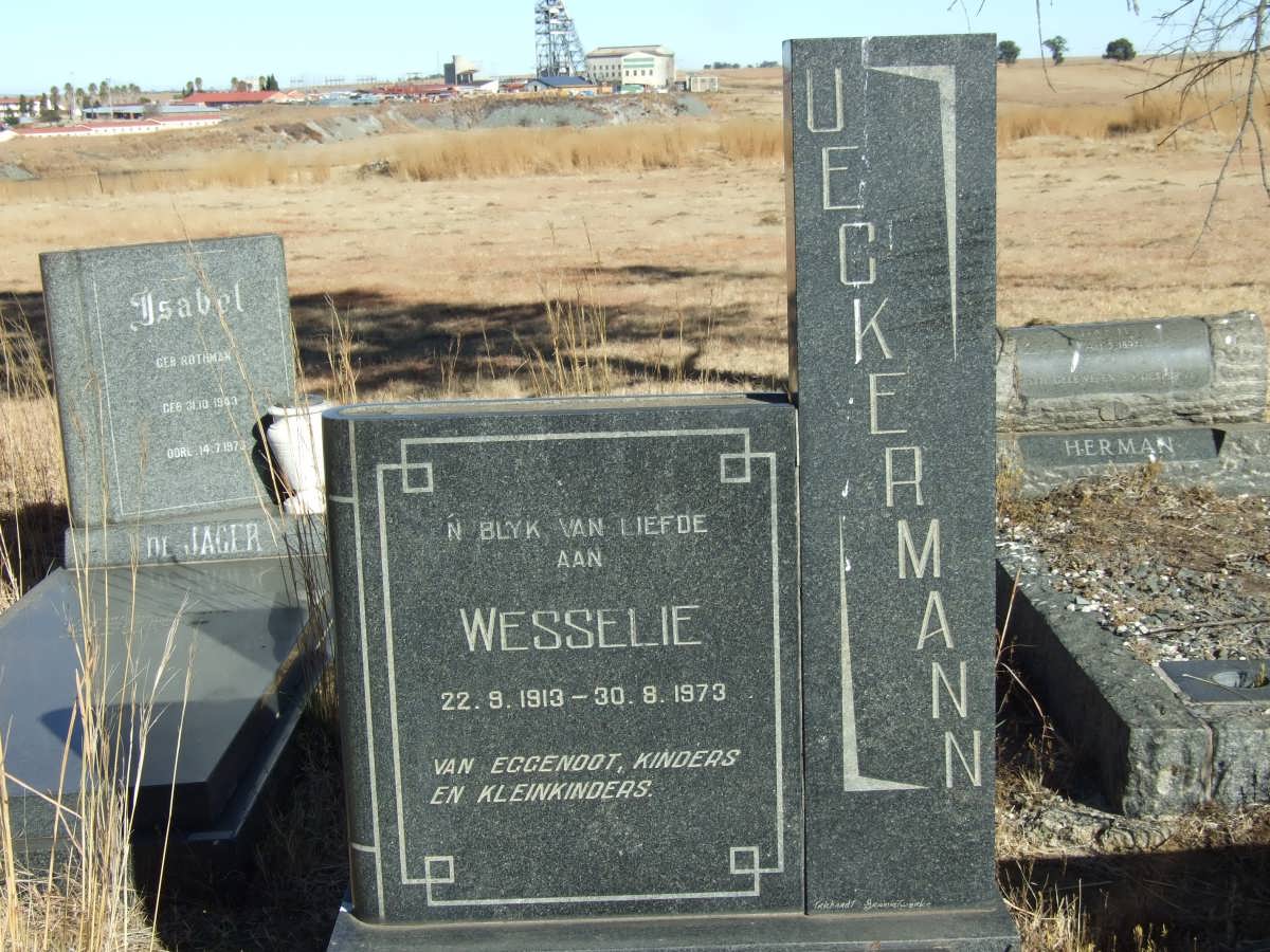 UECKERMANN Wesselie 1913-1973