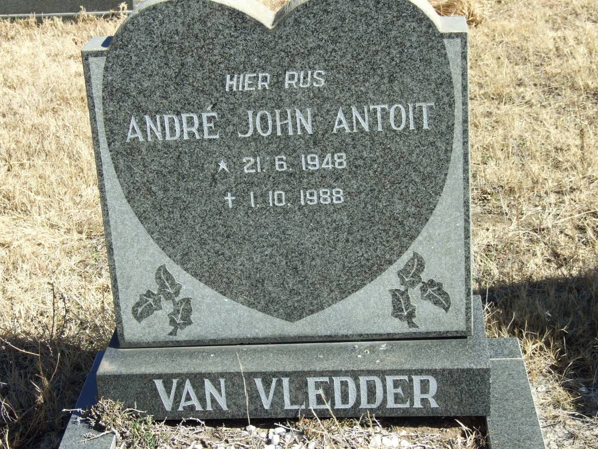 VLEDDER Andre John Antoit, van 1948-1988
