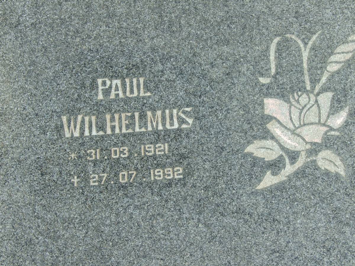 VISAGE Paul Wilhelmus 1921-1992