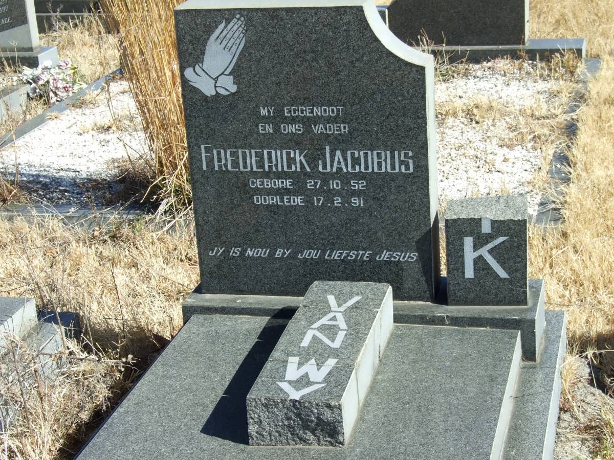 WYK Frederick Jacobus, van 1952-1991