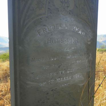 HOLSCHER Frederik Jean 1834-1893