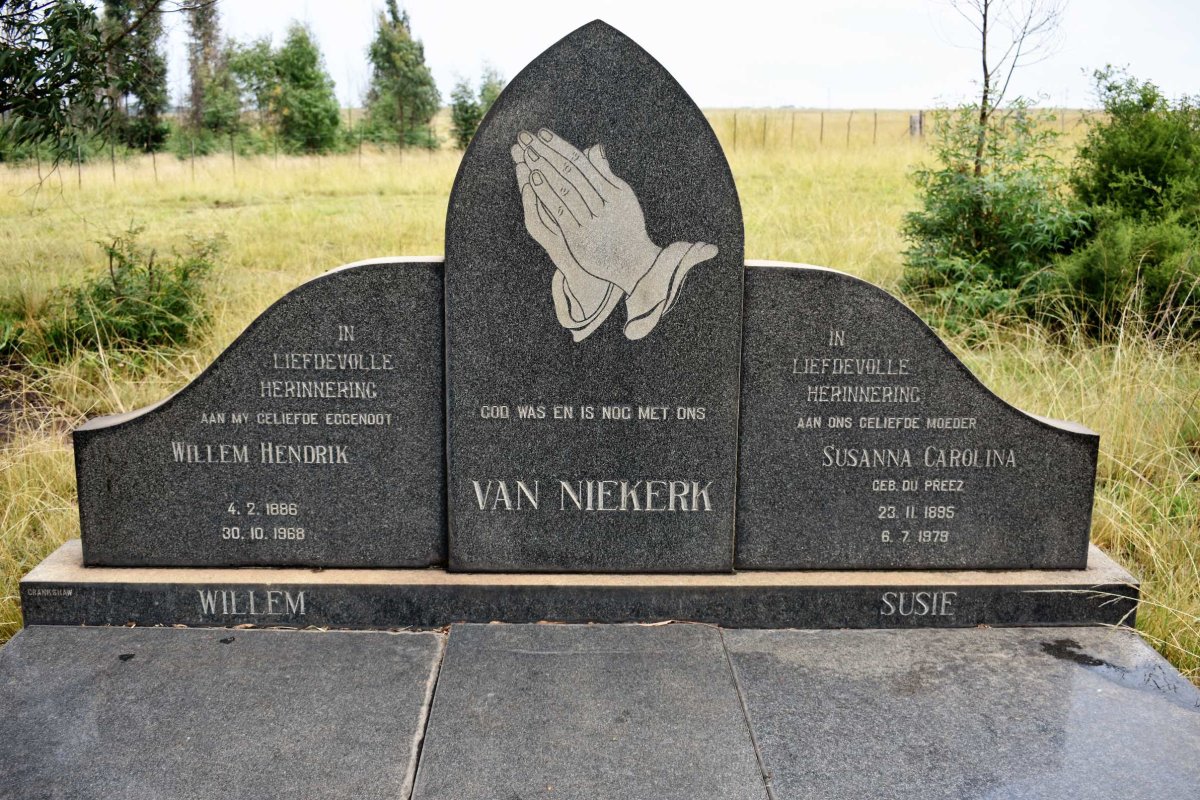 NIEKERK Willem Hendrik, van 1886-1968 &amp; Susanna Carolina DU PREEZ 1895-1979
