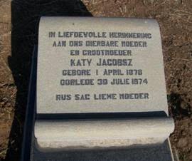 JACOBSZ Katy 1878-1974