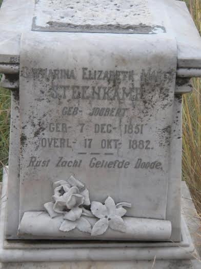 STEENKAMP Catharina Elizabeth Maria nee JOUBERT 1851-1882