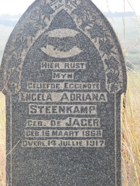 STEENKAMP Engela Adriana nee DE JAGER 1868-1917