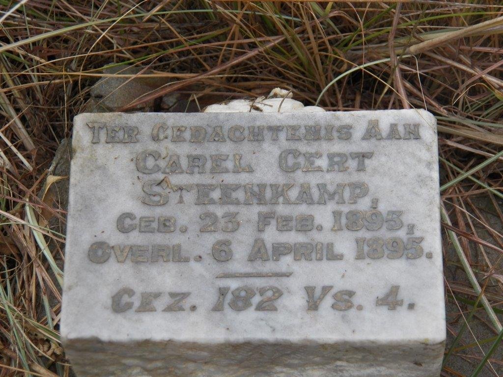STEENKAMP Carel Gert 1895-1895