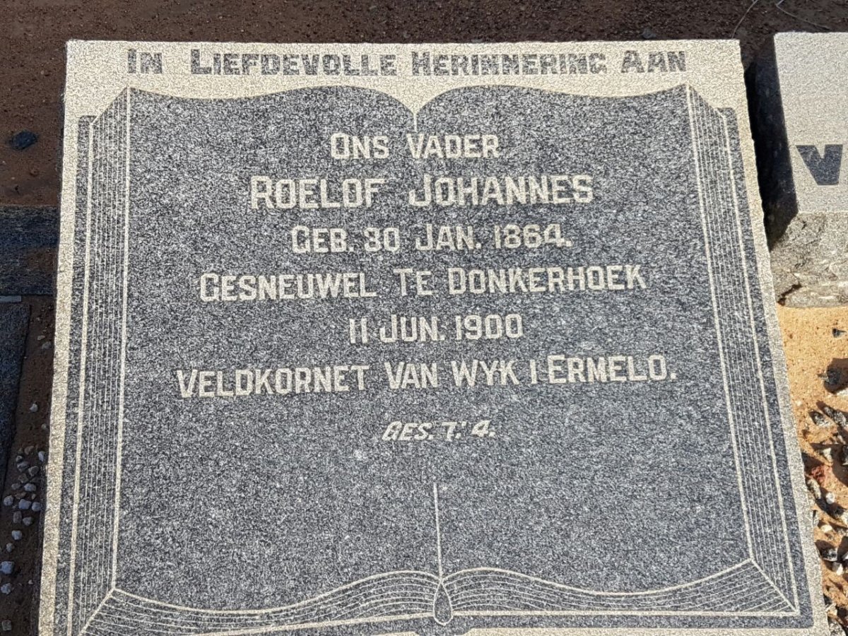 VUREN Roelof Johannes, Janse van 1864-1900