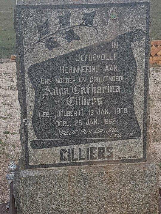 CILLIERS Anna Catharina nee JOUBERT 1888-1962
