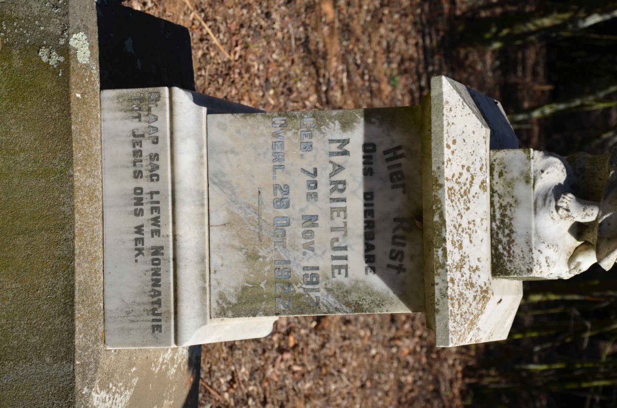? Marietjie 1917-1922