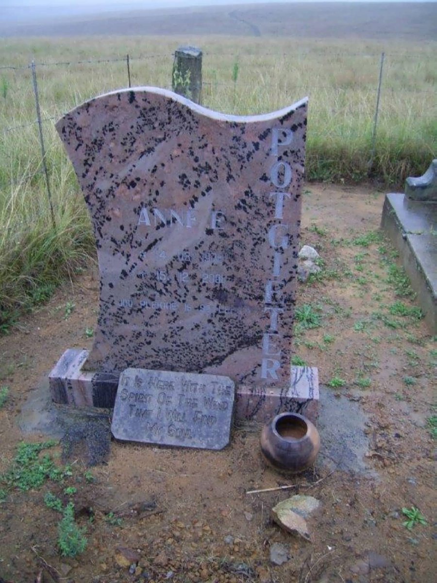 POTGIETER Anne E. 1970-2001