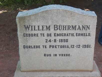 BUHRMANN Willem 1898-1961