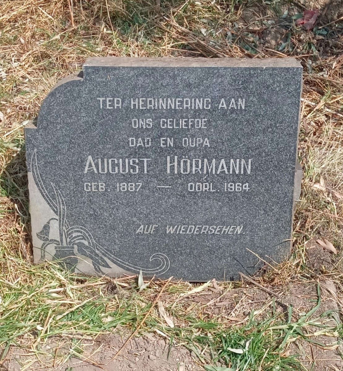 HORMANN August 1887-1964