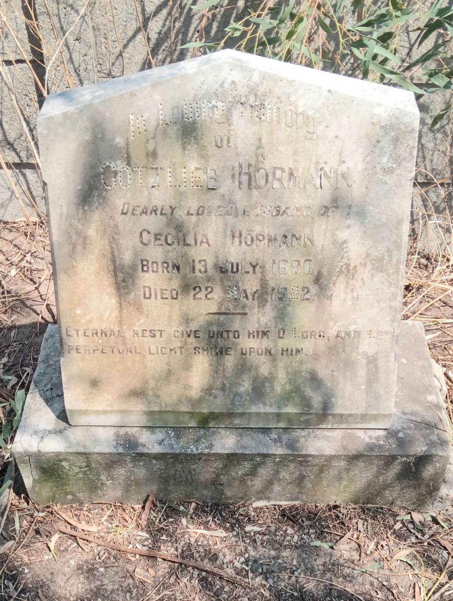 HORMANN Gottlieb 1890-1922