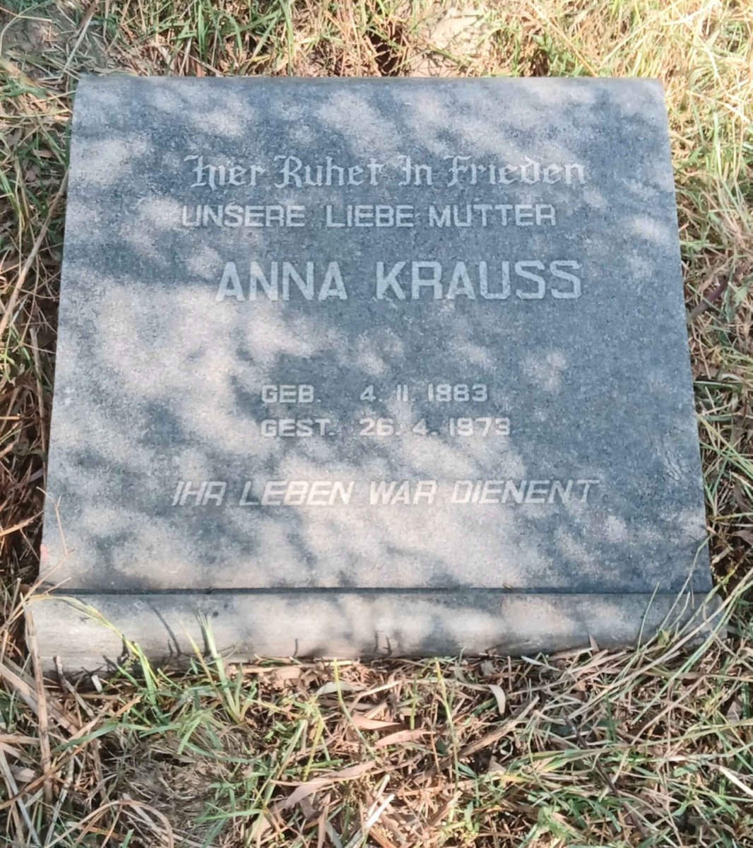 KRAUSS Anna 1883-1973