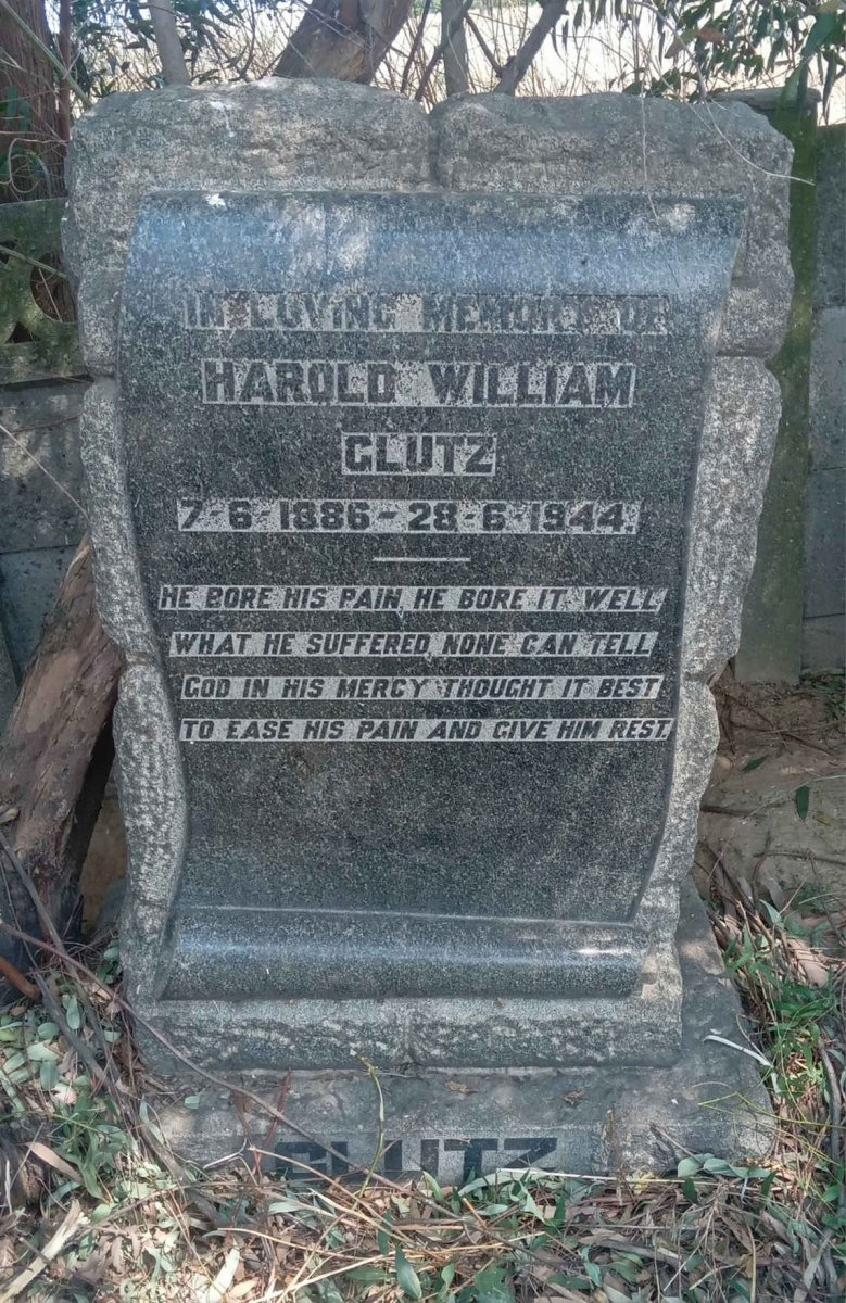 GLUTZ Harold William 1886-1944