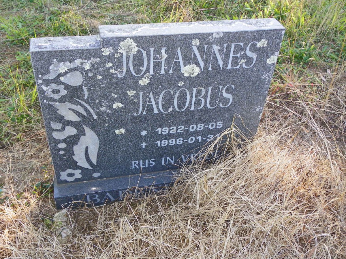BADENHORST Johannes Jacobus 1922-1996