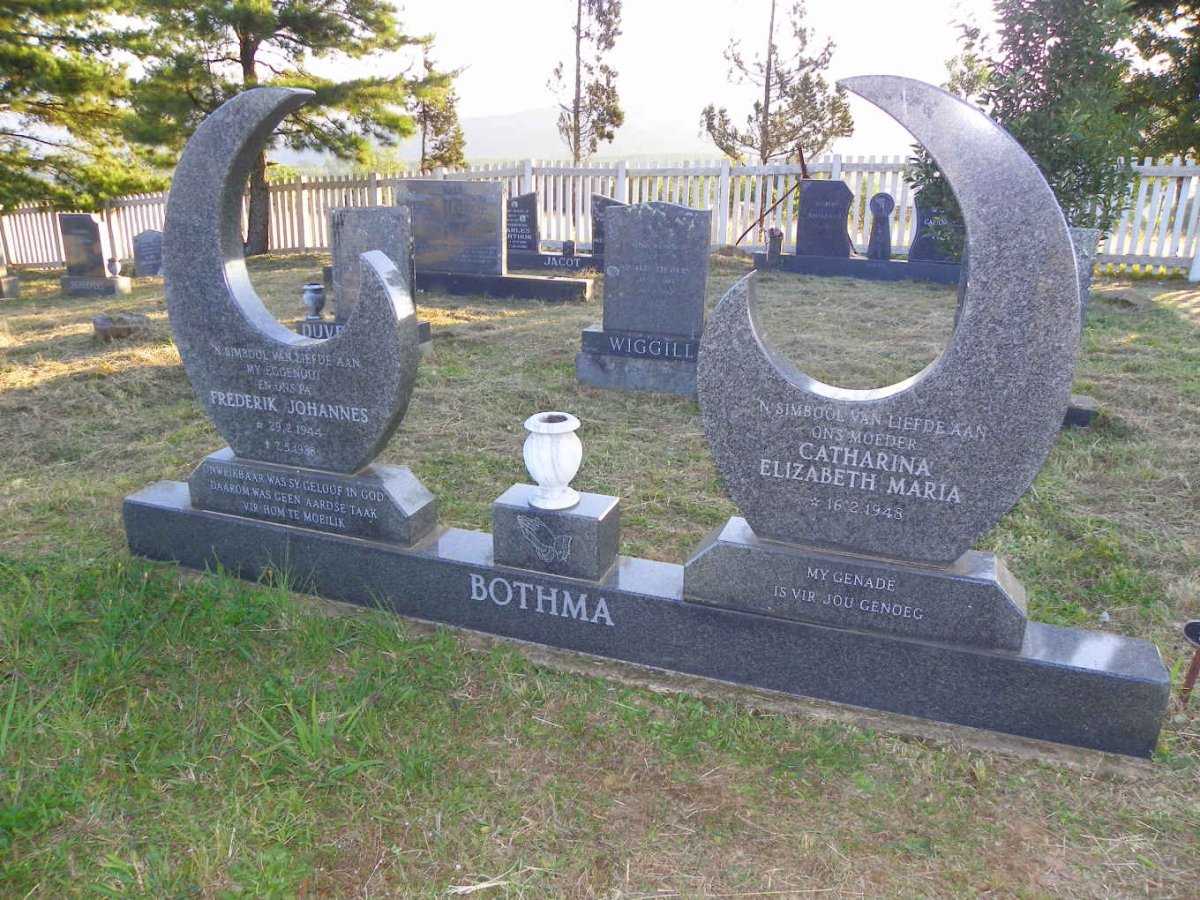 BOTHMA Frederik Johannes 1944-1986 &amp; Catharina Elizabeth Maria 1948-