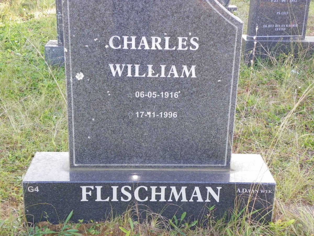 FLISCHMAN Charles William 1916-1996