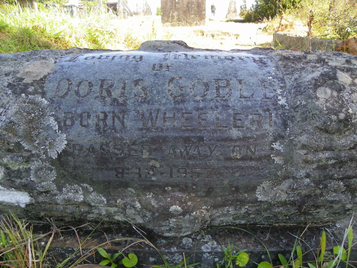 GOBLE Doris nee WHEELER -1957