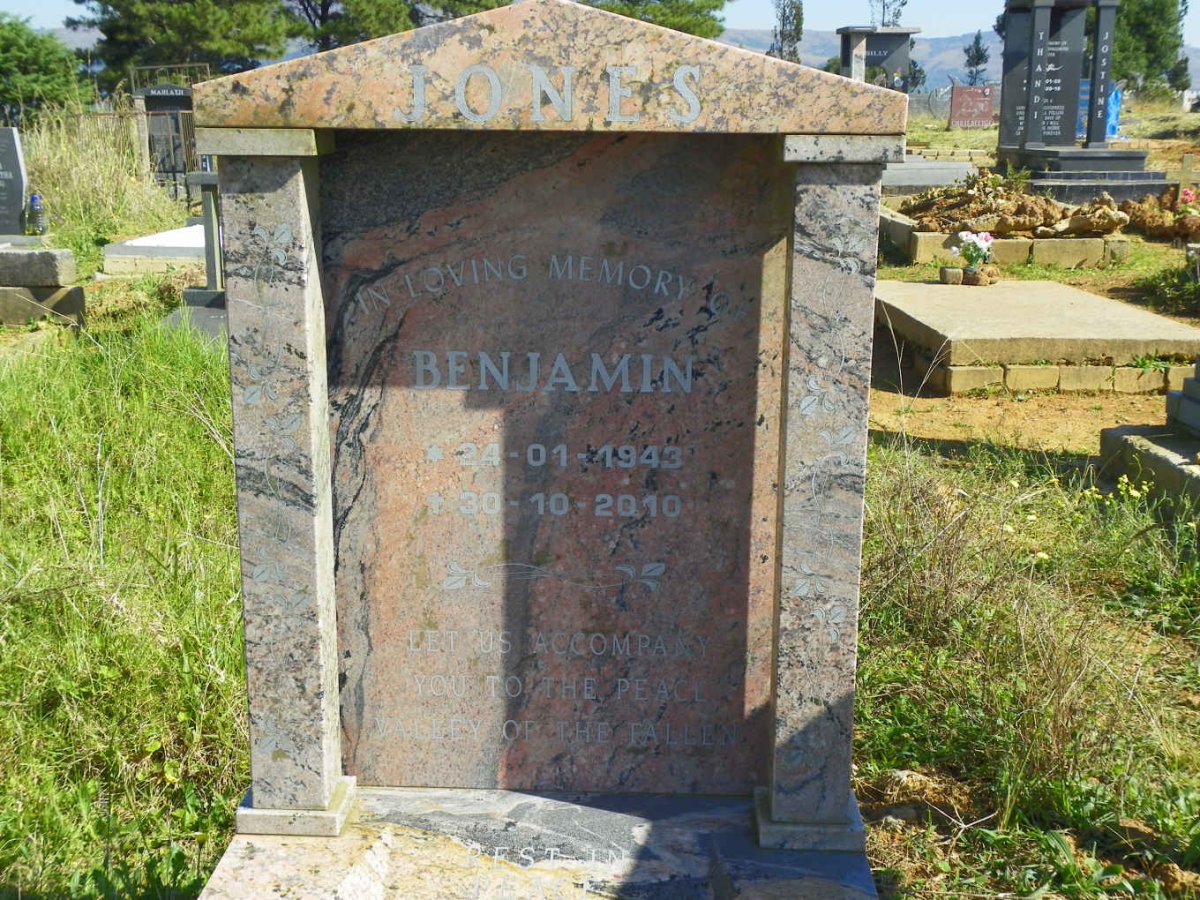 JONES Benjamin 1943-2010