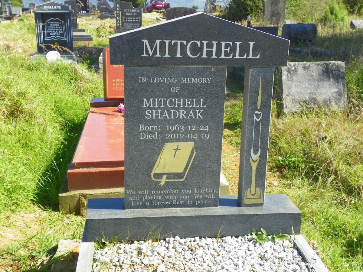 MITCHELL Shadrack 1963-2012
