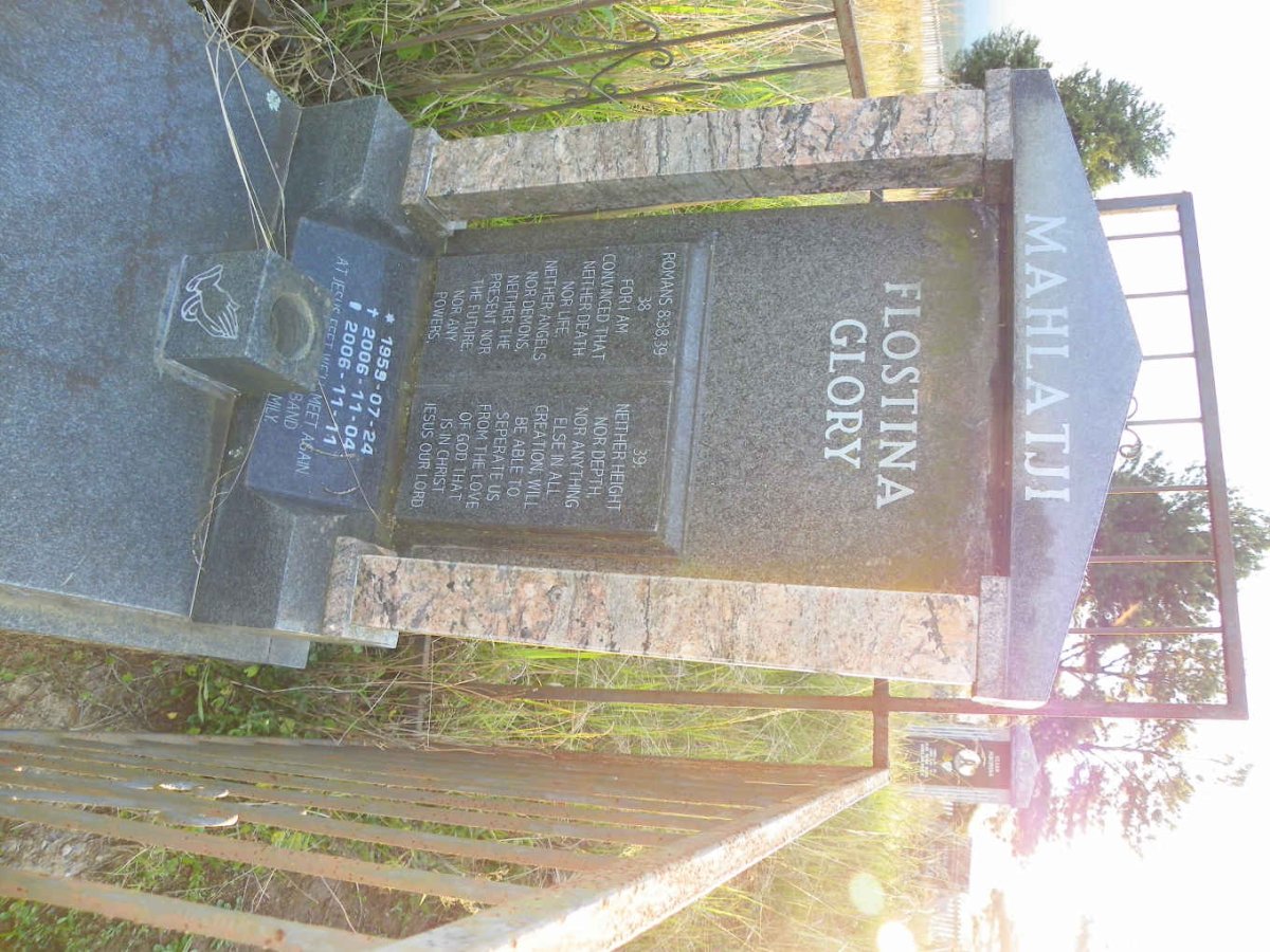 MAHLATJI Flostina Glory 1955-2006